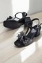353 Evening Dress Girls' Heeled Shoes Stoned Open Girls' Engagement Evening Dress Shoes - 5