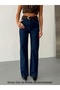 Women's High Waist Straight Cut Straight Jeans