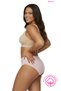 Private Pink 10-Piece Advantage Package 100% Cotton Bato Panties - Heart Patterned Soft Textured Daily Set - 5