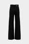 High Waist Wide Leg Snow Wash Wide Leg Seamless Jeans - 3
