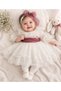 Princess Dress Set of 4 Baby Girl Cotton Lined Babyshower-Birthday-Engagement