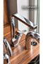 Tulio Bathroom Faucet Swan Lavatory Kitchen Sink Faucet Dst19-2 Rain Shower System Set of 4 Chrome - 4