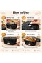 1.5L Electric Lunch Box, 80W Food Warmer with Removable 304 Stainless Steel Tray, Portable Heated Lunch Box for Office, Car & Travel – Black - 5