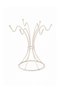Beige 6-Hook Cup Hanger Rack, Mug, Cup Hook Kitchen Countertop Organizer - Metal Stainless - 3