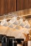 Shiny Silver 10-Hook Cup Hanger under Shelf Mug Cup Organizer Stainless Metal - 3