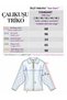 Shirt Collar Bow Tie Buttoned Acrylic Blouse M2549 - 2