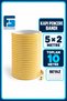 Adhesive 5X2=10 Meters (White) Door Window Tape Wick Cold Insulation Rubber Tapes - 4