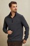 Winaro Anthracite Cotton Sweatshirt