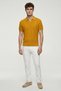 Ormes Yellow 100% Cotton Polo Knitwear T-Shirt - 2