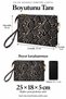 Nora Women's Portfolio Handbag - Patterned Clutch Bag with Wrist Strap - 6