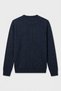 Frier Navy Blue Crew Neck Sweater - 5