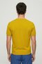 Clermont Yellow 100% Cotton Crew Neck Knitwear T-Shirt - 4