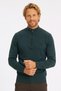 Clifden Green 100% Cotton Short Zipper Sweater