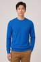 Brekka Turquoise 100% Cotton Round Neck Sweater - 2