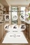 Machine Washable Non-Slip Base Stain-Resistant Digital Living Room Kitchen Balcony Carpet and Floor Mat - 3