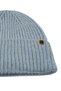Baby Blue Unisex Beanie Woolen Baby Blue Soft Folded Ribbed Knit Beanie - 4