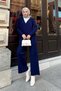 Maça Drawstring Knitwear Set Navy Blue