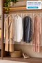 60X90 cm Transparent Garment Cover with Hanger Hole, 10 Pieces – Shirt, Jacket, and Short Dress Protection Bag - 3