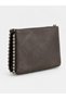 Women's Brown Studded Detailed Crossbody & Clutch Bag - 3