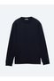 Navy Blue Crew Neck Sweatshirt - 6