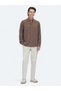 Brown Regular Fit Long Woven Casual Cotton Blend Shirt - 2