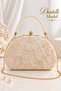 Oyster Bag / French Lace Bag / Stylish and High-Quality Bridal Bag Wedding Bag Evening Dress Bag - 2