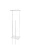 Toilet Paper Stand with Tray White 54X15X12 cm