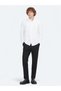 White Regular Fit Long Casual Shirt - 2