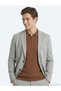 Mink Patterned Regular Fit Wool Blend Suit - 5