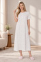 Mecit 6395 Pink Plus Size 100% Cotton Women's Nightgown - 2