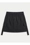 Effect Black Mini Skirt with Side Pockets - 7
