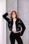Women's Denim Black Jacket Design Short Crop Women's Jeans Coat - 2