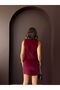 Plush Vest - Burgundy |   Vmf1968 - Claret Red - 5