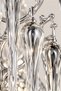 Laura Chrome Crystal Stone Modern Design Water Drop Stone Wall Lamp Living Room Sconce - 4
