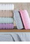 Set of 6 Fringed Jacquard Towels |   Hand and Face Towel - 50X90 Cm-Hs-Jacquard50X90 - 5