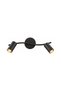 Dusan Black 2-Piece Modern Wall Lamp Spot Sconce - 2
