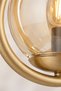 Sconce Mirza Single Antique Honey Glass Modern Wall Sconce Bedside Living Room Sconce - 4