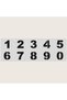 Stencil Number Painting Template X023-Number Number Height 10 cm - 2