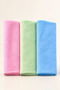 Imported 3-Pack Silk Textured Shiny Microfiber Cleaning Cloth, Glass, Car, Kitchen, Fiber Cloth (40 X 40 cm) - 4