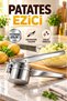 Stainless Steel Potato Masher with Large Chamber |   Potato Masher Puree - 2
