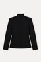 Stand-Up Collar Buttoned Blazer Jacket - 5