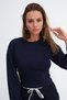 Beli Corseted Crop Sweatshirt S11289 - 4