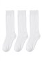 3-Piece White Men's Business Modal Seamless Reinforced Thin Summer Socks - Premium - 7