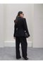 Padded Double Breasted Jacket Pants Set - 4