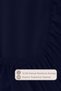 Basic Elastic Sheet Set Single Size 100X200+28 Navy Blue - 2