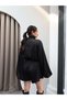 Balloon Sleeve Belted Satin Mini Jumpsuit - 5