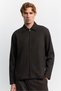 Men's Coffee Soft Touch Zipper Closure Long Sleeve Comfort Fit Shirt Jacket A62Y2517 - 5