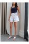 Button Detail Pleated Shorts