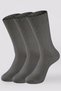 3-Piece Smoked Men's Business Bamboo Seamless Reinforced Thin Summer Socks - Premium - 8