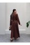 Gold Buckle Belted Jacket Skirt Suit - 5
